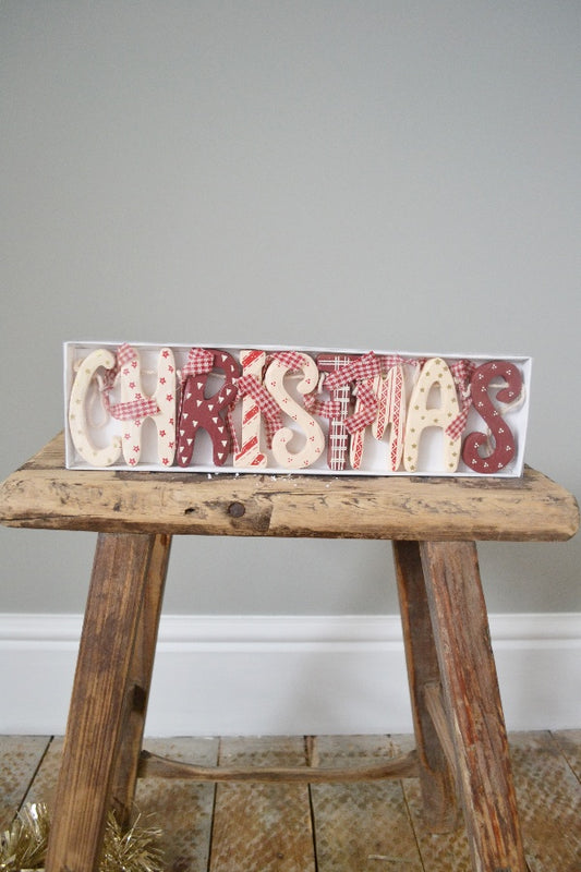 Christmas Wooden Garland