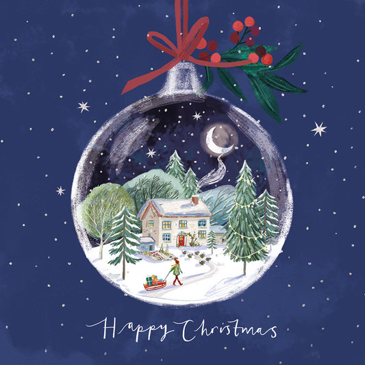 'Moonlit Cottage' Pack of 10 cards